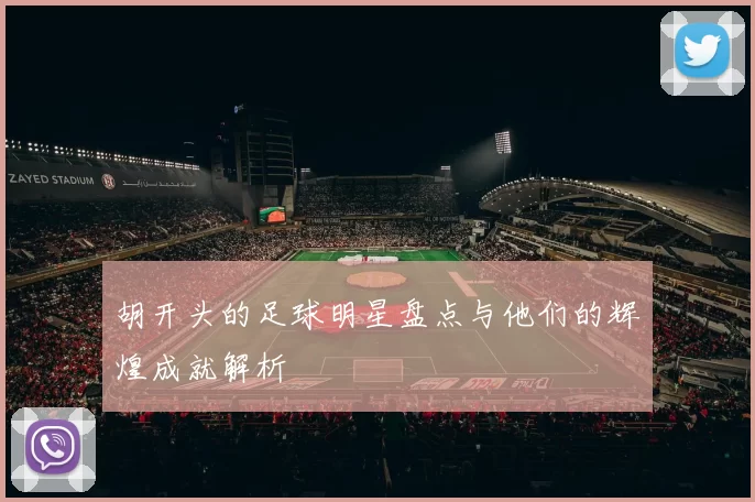 胡开头的足球明星盘点与他们的辉煌成就解析